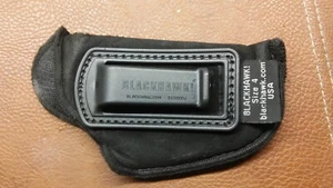BLACKHAWK! IWB Holster, Size 4, Suede Rt Hand Draw, (2-3" Barrel Small Autos) - Picture 1 of 4