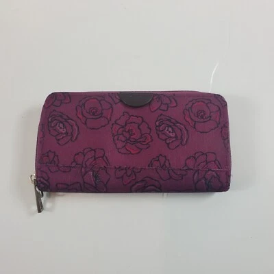 Travelon Safe ID Cartera RFID Púrpura Floral Muñequera Foto 1 de 4