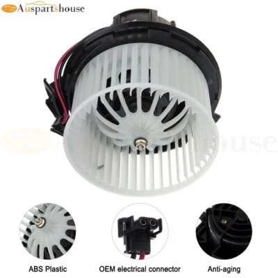Ventilador delantero de plástico HVAC calentador soplador motor para 08-11 Mercedes-Benz C300 C63 C350 Foto 1 de 4