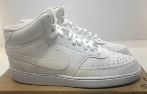 NIKE Court Vision Mid NN Mens Basketball Shoe DN3577-100 White NWD Free Shipping - Picture 1 of 5
