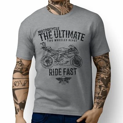 T-Shirt JL Ultimate Illustration For A MV Agusta F4RR Motorradfan - Bild 1 von 4