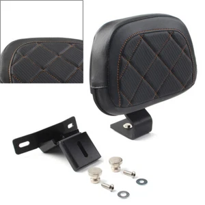Almohadilla de respaldo para conductor delantero para Harley Touring CVO Road Electra Glide naranja - Imagen 1 de 12