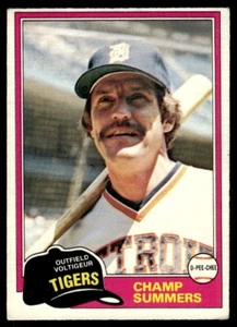 1981 O-Pee-Chee Champ Summers Detroit Tigers #27 R64 - Picture 1 of 2