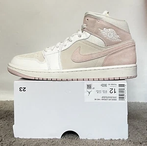 NEW Size 10.5M/12W- Jordan 1 Mid SE Coconut Milk/Legend Pink-Sail FQ1926-161 - Picture 1 of 5