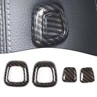 For Mercedesbenz AClass 2019 2022 Carbon Fiber Headrest Button Ring Cover