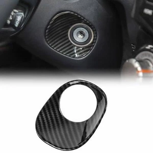 Lgnition Switch Lock Trim Fit 4runner SUV 2010-2019 Carbon Fiber Grain A - Picture 1 of 6
