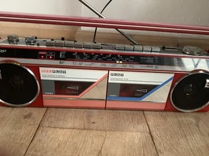 Sharp Tuner Boombox  Stereo Radio  Cassettedeck Tape Recorder Wq-272H(r) - Bild 1 von 7