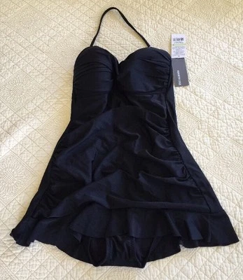 Kenneth Cole Black One-Piece Bathing Suit size 4 - Image 1 of 4