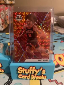 2019-20 Panini Mosaic Coby White Orange Reactive Prizm Rookie SP RC #211 Bulls - Bild 1 von 1