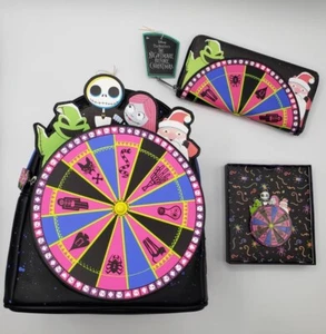 Loungefly Nightmare Before Christmas Oogie Boogie Spinner Rucksack Geldbörse Pin - Bild 1 von 13