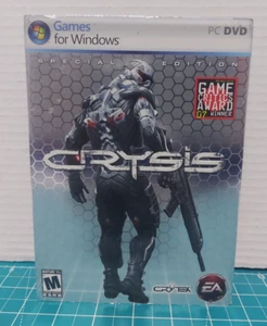 Crysis: Special Edition (PC, 2007, 3 Discs) Manual, Art Booklet, Slipcover - Picture 1 of 5