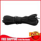 2Pcs 3m D Ring Buckle Rope Bow Release U Rope Archery Accessories (Black)