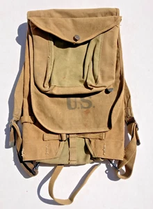 WW1 US Army Military M1910 Haversack Backpack Field Gear Equipment - Picture 1 of 13