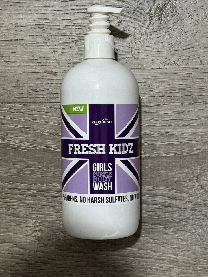 Jabón corporal natural Keep It Kind Fresh Kidz - niñas "púrpura", 16,9 fl. oz. Foto 1 de 1