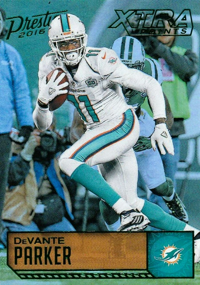2016 Prestige Xtra Points Green #107 DeVante Parker Miami Dolphins - Image 1 of 1