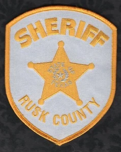 Parche de hombro del sheriff del condado de Rusk de Texas - Imagen 1 de 2