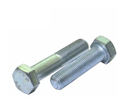 VITI M20 BULLONI TESTA ESAGONALE PERNI IN ACCIAIO 8.8 ZINCATO UNI 5739 UNI 5737 - Immagine 1 di 4