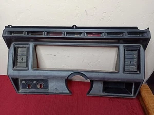 1980-1986 Ford F-150 F-250 F350 Bronco Gauge Cluster Dash Trim Bezel Silver/Gray - Picture 1 of 21