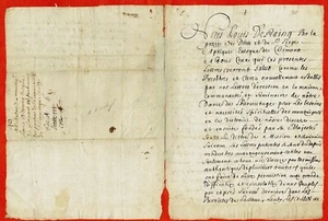 LJ63-L.A.S-LOUIS D'ESTAING-BISCHOF VON CLERMONT FERRAND-ESTAING-1663 - Bild 1 von 2