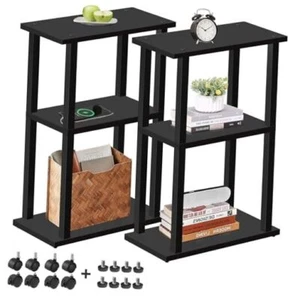 Small Side Table, Narrow End Table, Bedside Table, Set of 2, Couch Side Table - Picture 1 of 8