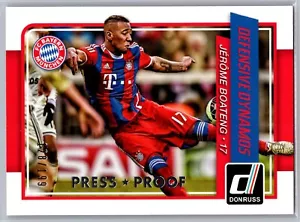2015 Panini Donruss Fútbol 3 Defensive Dynomos Jerome Boateng Prueba de Prensa/199 - Imagen 1 de 2