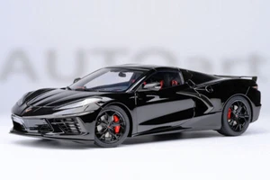 71280 CHEVROLET CORVETTE C8 Z51 STINGRAY SPIDER 2020 NERO - Foto 1 di 6