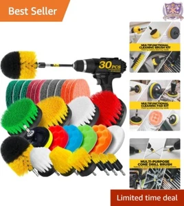 30Pack Drill Brush Set Scrub Sponge Power Scrubber for Grout Tiles Cleaning - Picture 1 of 9