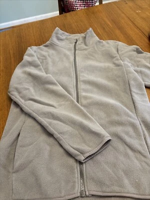 Chaqueta polar gris con bolsillos niños grande Foto 1 de 4