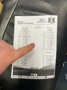 Leyton Orient V Brighton U21s 06.11.2019 Teambogen - Bild 1 von 1