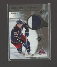 2005-06 SP Game Used Authentic Fabrics Patches #AP-NZ Nikolai Zherdev 71/75
