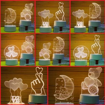 AKIS HOME 3D Lampe für Kinder Nachtlicht Geschenk Tischlampe Party Deko - Bild 1 von 3