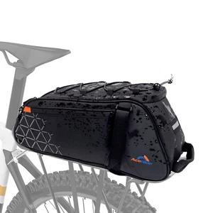 Waterproof Bicycle Rear Rack Seat Bag Bike Cycling Storage Pouch Trunk Pannier - Picture 1 of 7
