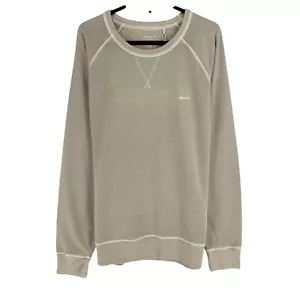 GANT Men Beige Sun Faded Crew Neck Sweater Pullover Size XL - Picture 1 of 11