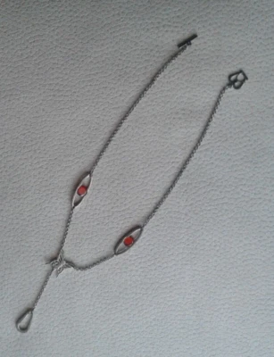 Collana Argentata Butterfly Vintage - Immagine 1 di 4