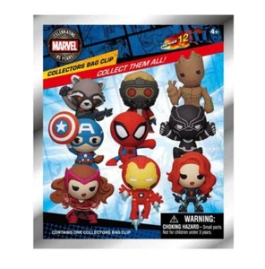 Marvel Comics 85th Ann. 3D Foam Bag Clip 1 piece Blind Package Random Figure - Picture 1 of 3