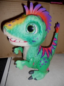 FUR REAL FRIENDS MUNCHIN BABY T-REX INTERACTIVE TALKING PET DINOSAUR WORKS NO AC - Picture 1 of 9