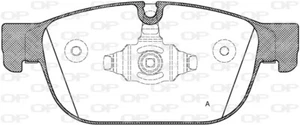 KIT PASTIGLIE FRENO FRENO A DISCO OPEN PARTS PER VOLVO XC90 II VOLVO V90 II VOLV - Imagen 1 de 1