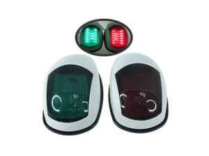 Pactrade Marine Boat Navigation LED Light Green Starboard Red Port White PC IP66 - Bild 1 von 6