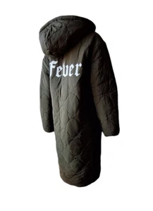Zadig & Voltaire Koet Parka Reversible Puffer Parka Coat w/Hood "FEVER" M - Picture 1 of 6