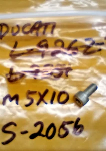 Ducati NOS M5x10 Screw Unknown P.N. (S-2056) - Bild 1 von 2