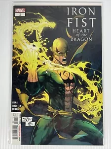 Iron Fist: Cuore del Drago #1 Billy Tan Marvel Comics 2021 quasi nuovo/m - Foto 1 di 5