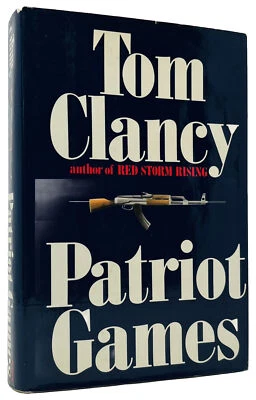 🎥 PATRIOT GAMES - Tom Clancy 1987 - 1st/1st Printing - Errata Foto 1 de 4