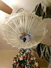Vintage 30's 40's Glass Ceiling Light Lamp Fixture Chandelier 3 Bulb SUNFLOWER