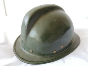 LETZTER - Vintage Rumänischer Feuerwehrmann Helm Feuerwehrausrüstung Feuerwehr Kommunismus - Bild 1 von 10