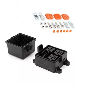 3-Way Car Fuse Relay Box Fuse Holder W/5-Pin 40A Relays And Fuses 12V Waterproof - Picture 1 of 10