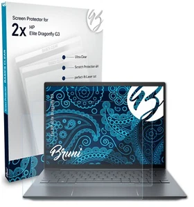 Bruni 2x Schermfolie voor HP Elite Dragonfly G3 Screen Protector - Afbeelding 1 van 4