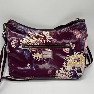 Cath Kidson Large Purple Flower Shoulder/ Handbag with Strap - Image 1 of 4