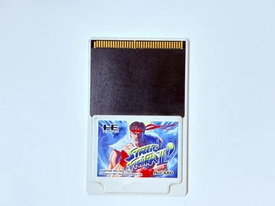 HE System Street Fighter II Dash HuCard Capcom 1993 PC Engine NEC Japan vintage - Image 1 of 4