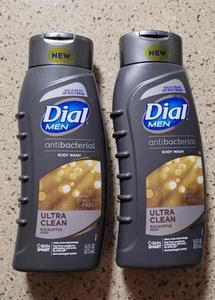 2 Dial Men Antibacterial Body Wash Ultra Clean Eukalyptus Scent 16 Oz Rarität - Bild 1 von 2