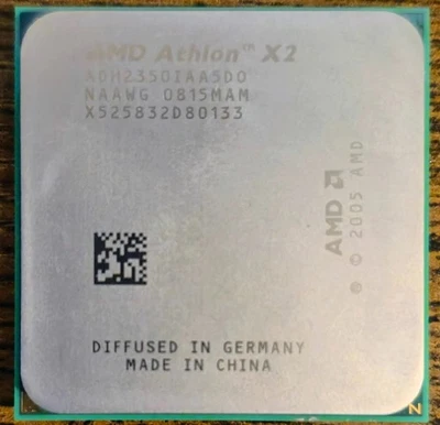 AMD Athlon 64 X2 2350 1.9GHz CPU (ADH2350IAA5DO) - Socket AM2 Retro Rig Gold! - Image 1 of 2
